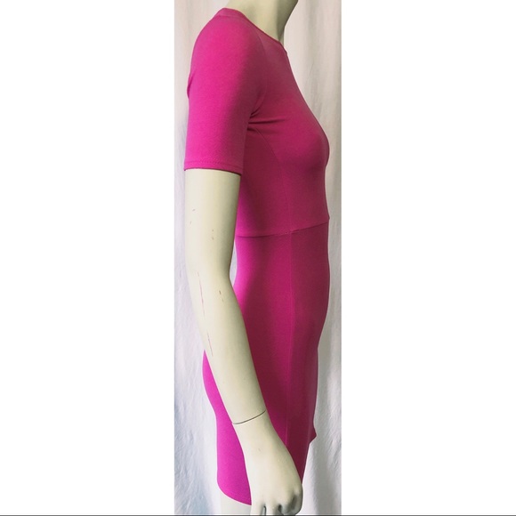 Nasty Gal Size 0 Pink Slit Down Bodycon Dress NWT - Picture 5 of 8